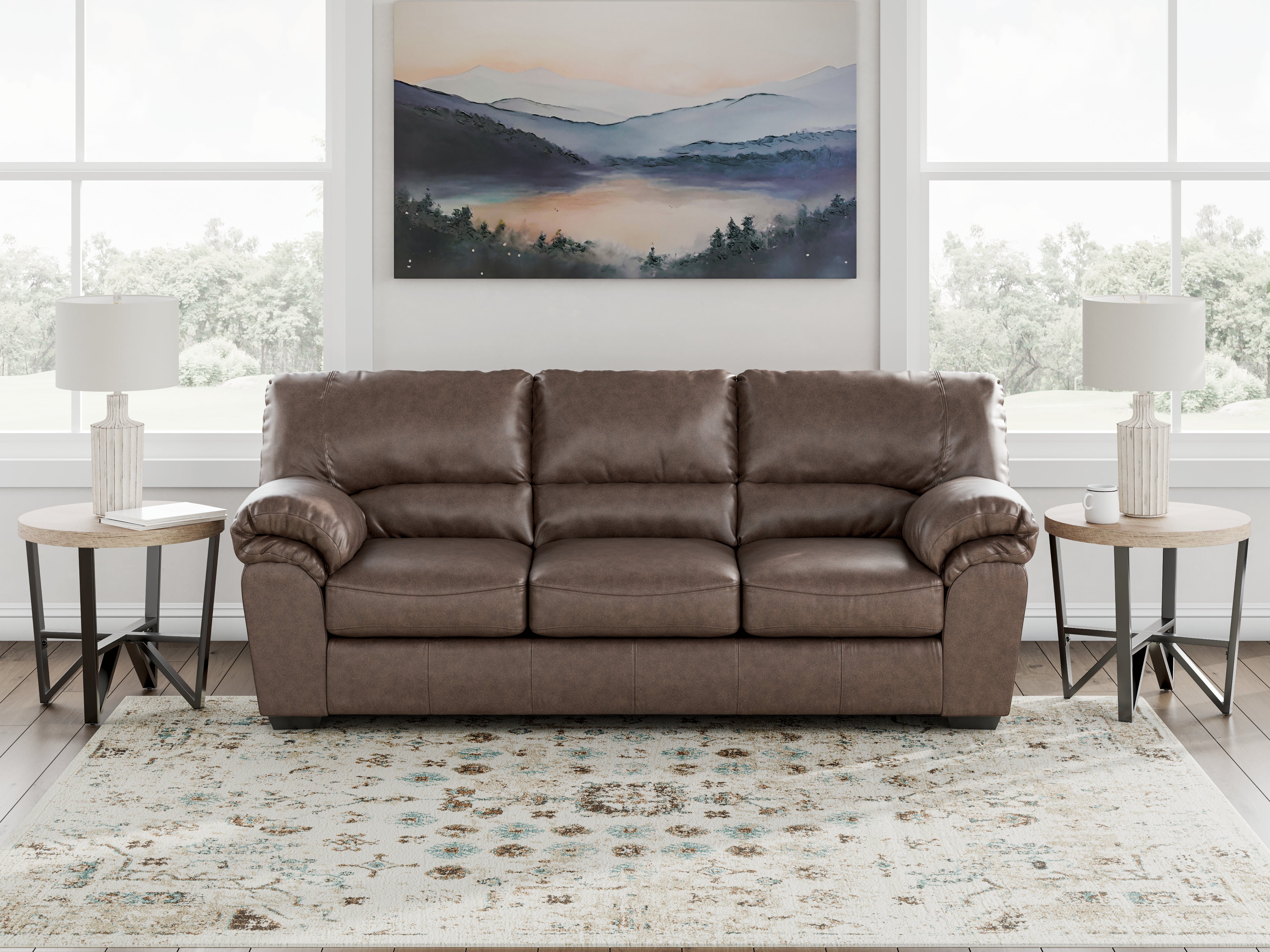 Hoover Furniture Outlet - Ashley Furniture - WillowBend Sofa - Sofa / Umber - PC2770538