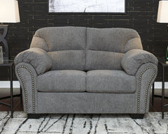 Hoover Furniture Outlet - Ashley Furniture - Allmaxx Loveseat - Loveseat / Pewter - 2810535