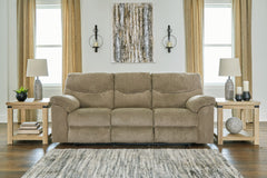 Hoover Furniture Outlet - Ashley Furniture - Alphons Reclining Sofa - Reclining Sofa / Briar - 2820288