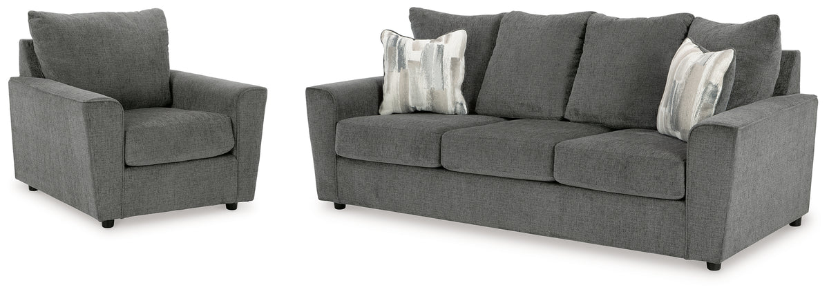 Hoover Furniture Outlet - Ashley Furniture - Stairatt Sofa and Chair - Sofa and Chair - 28502U3