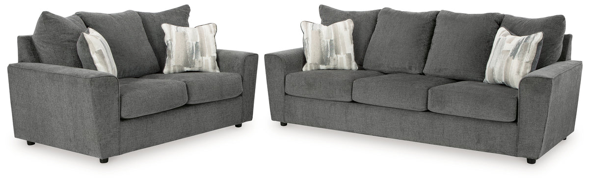 Hoover Furniture Outlet - Ashley Furniture - Stairatt Sofa and Loveseat - Sofa and Loveseat - 28502U1