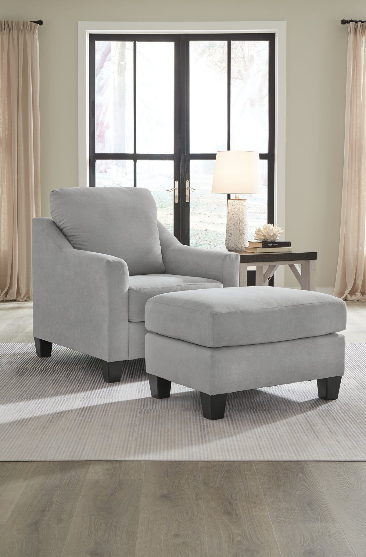 Hoover Furniture Outlet - Ashley Furniture - Adlai Chair and Ottoman - Chair and Ottoman - 30103U1