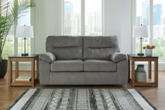 Hoover Furniture Outlet - Ashley Furniture - Bindura Glider Loveseat - Glider Loveseat / Mineral - 3030578