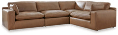 Hoover Furniture Outlet - Ashley Furniture - Emilia 4-Piece Sectional - RAF 4-Piece Sectional / Caramel - 30901S3