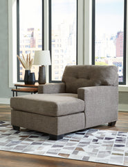 Hoover Furniture Outlet - Ashley Furniture - Mahoney Chaise - Chaise / Chocolate - 3100515