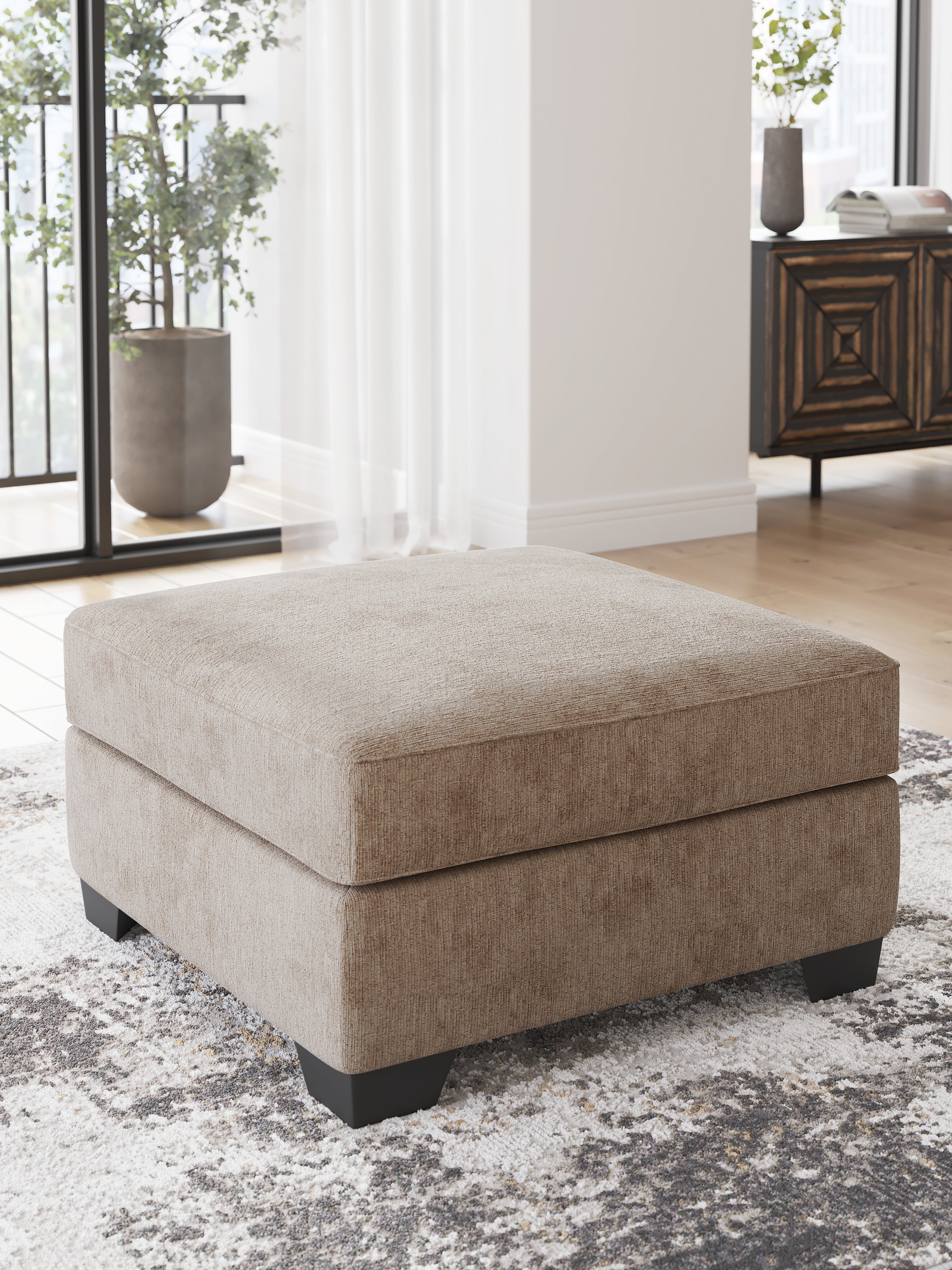 Hoover Furniture Outlet - Ashley Furniture - Olten Oversized Accent Ottoman - Oversized Accent Ottoman / Mocha - 3130408