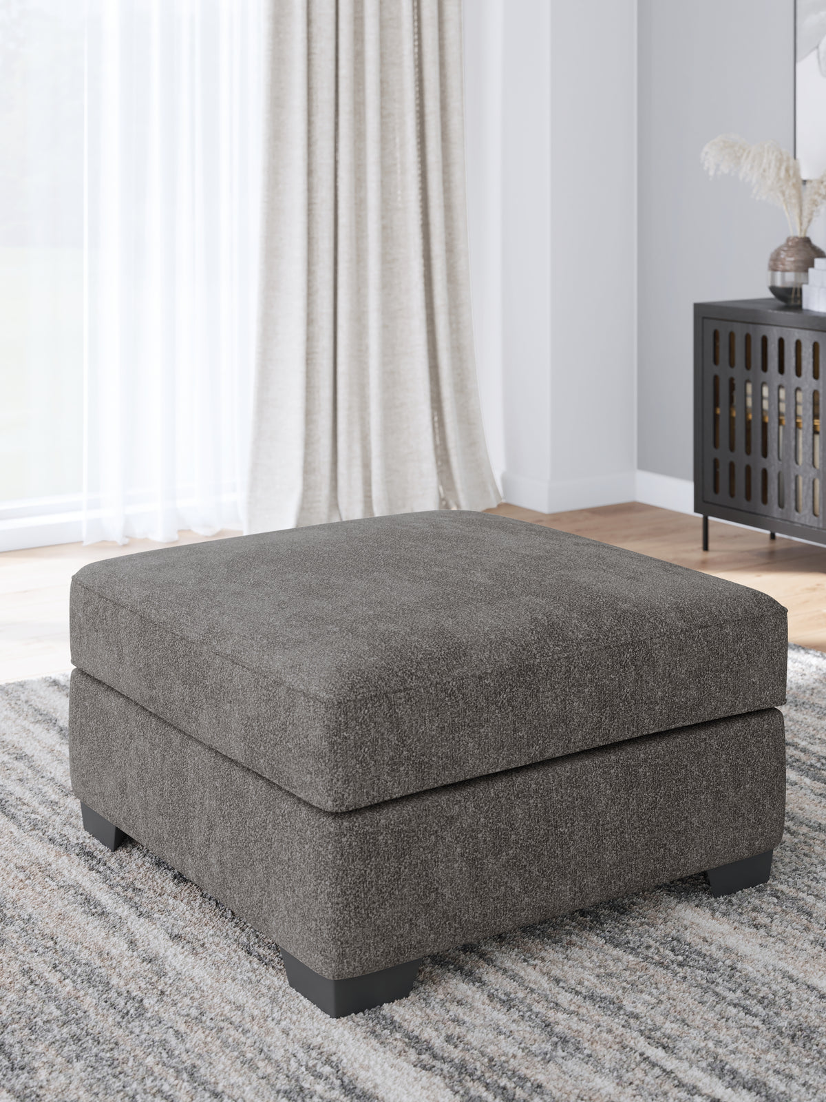 Hoover Furniture Outlet - Ashley Furniture - Olten Oversized Accent Ottoman - Oversized Accent Ottoman / Graphite - 3130508