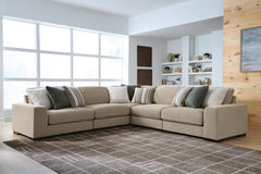 Hoover Furniture Outlet - Ashley Furniture - Linenhause 5-Piece Sectional - RAF 5-Piece Sectional - 31803S17