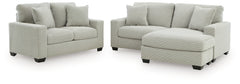 Hoover Furniture Outlet - Ashley Furniture - Greenbriar Sofa Chaise and Loveseat - Sofa Chaise and Loveseat - PC32005U3