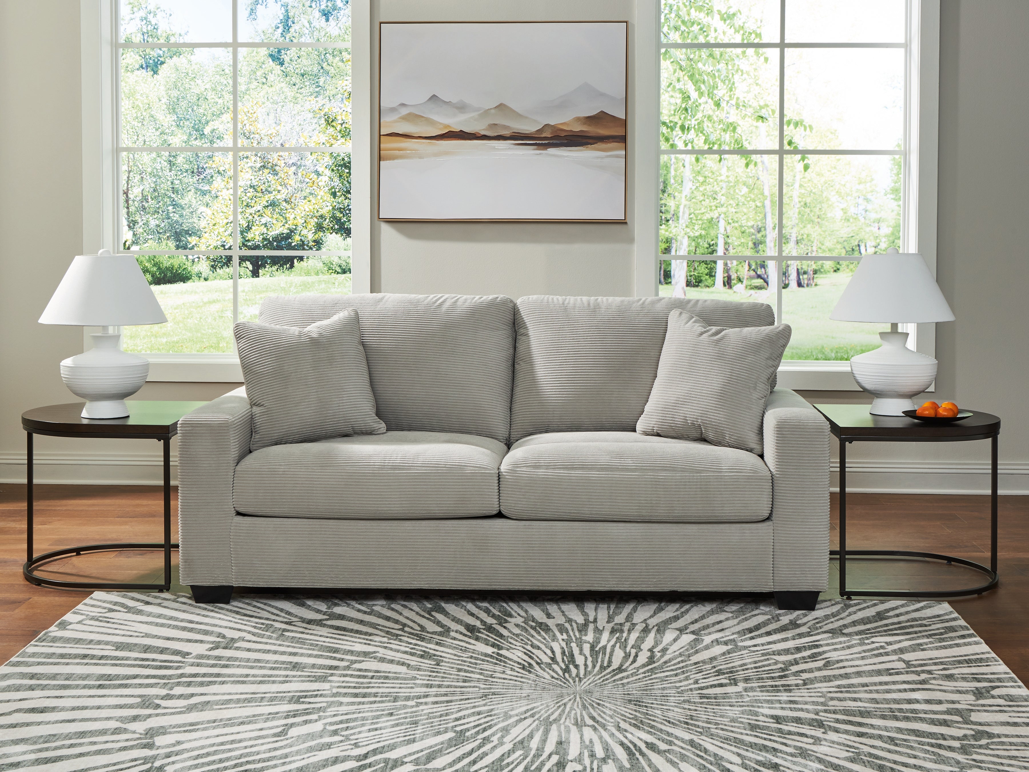Hoover Furniture Outlet - Ashley Furniture - Greenbriar Sofa - Sofa / Smoke - PC3200538