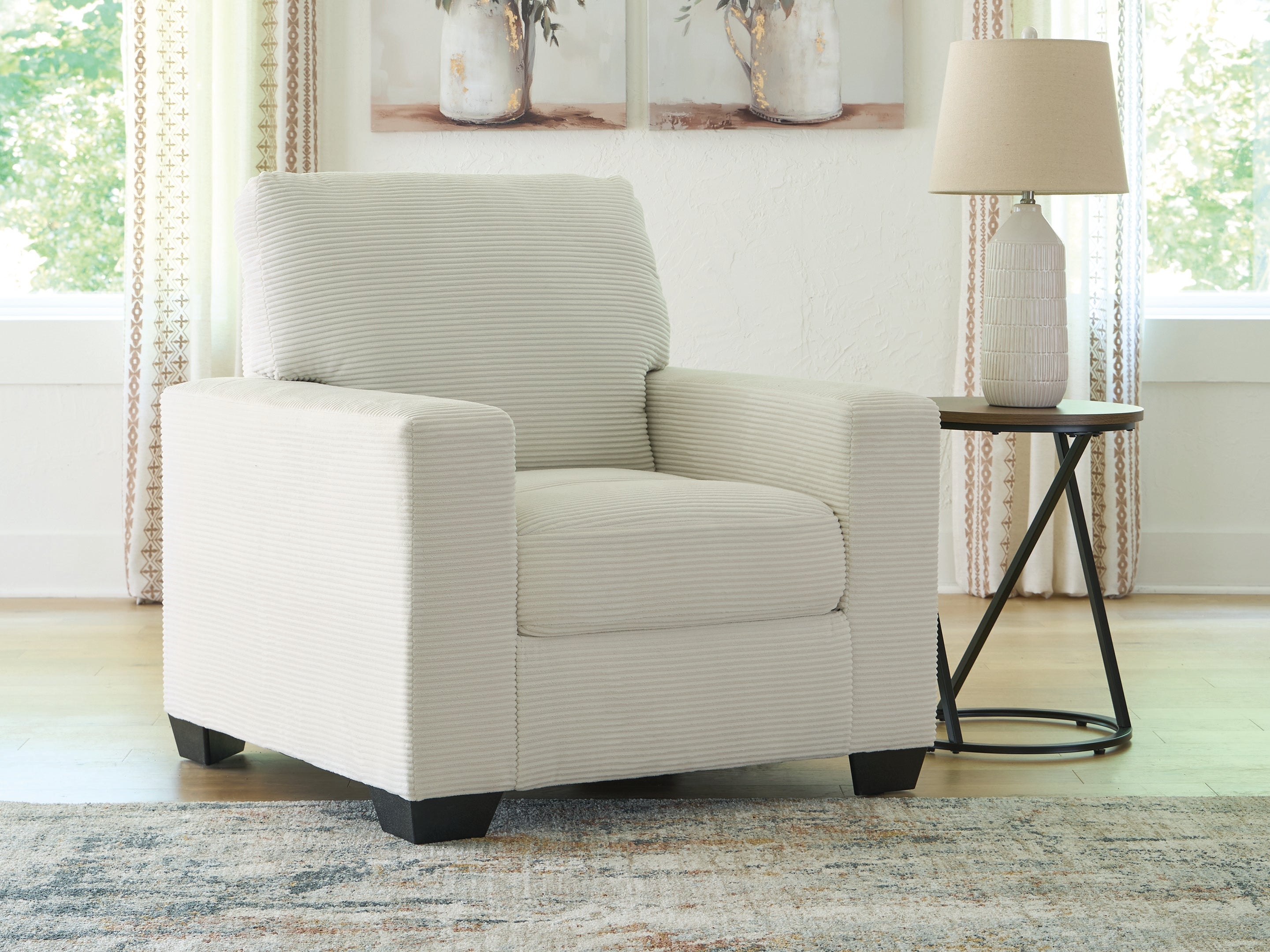 Hoover Furniture Outlet - Ashley Furniture - Greenbriar Chair - Chair / Ivory - PC3200620