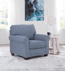 Hoover Furniture Outlet - Ashley Furniture - Carissa Manor Chair - Chair / Denim - 3260420