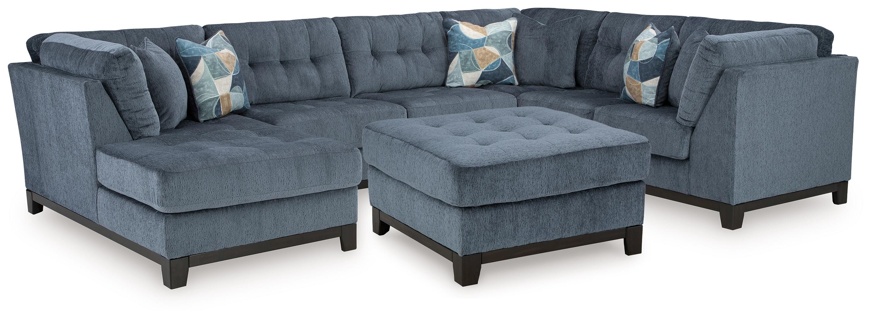 Hoover Furniture Outlet - Ashley Furniture - Maxon Place 3-Piece Sectional and Ottoman - 3-Piece Sectional and Ottoman - 33003U3