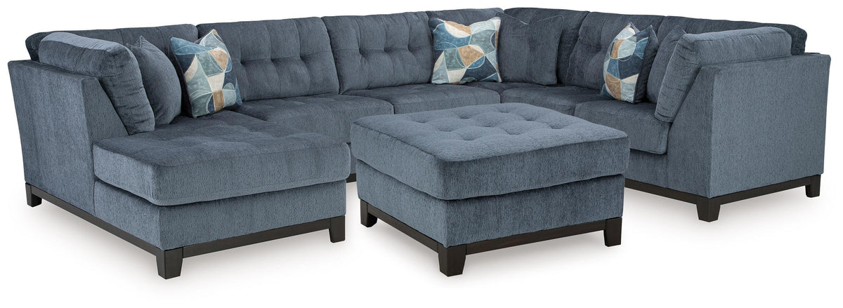 Hoover Furniture Outlet - Ashley Furniture - Maxon Place 3-Piece Sectional and Ottoman - 3-Piece Sectional and Ottoman - 33003U3