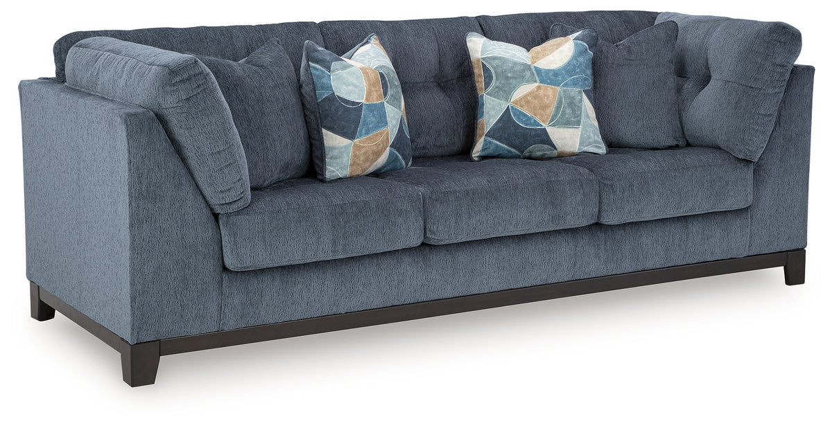 Hoover Furniture Outlet - Ashley Furniture - Maxon Place Sofa - Sofa / Navy - 3300338