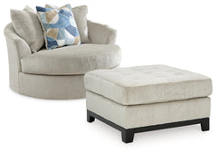 Hoover Furniture Outlet - Ashley Furniture - Maxon Place Oversized Chair and Ottoman - Oversized Chair and Ottoman - 33004U1