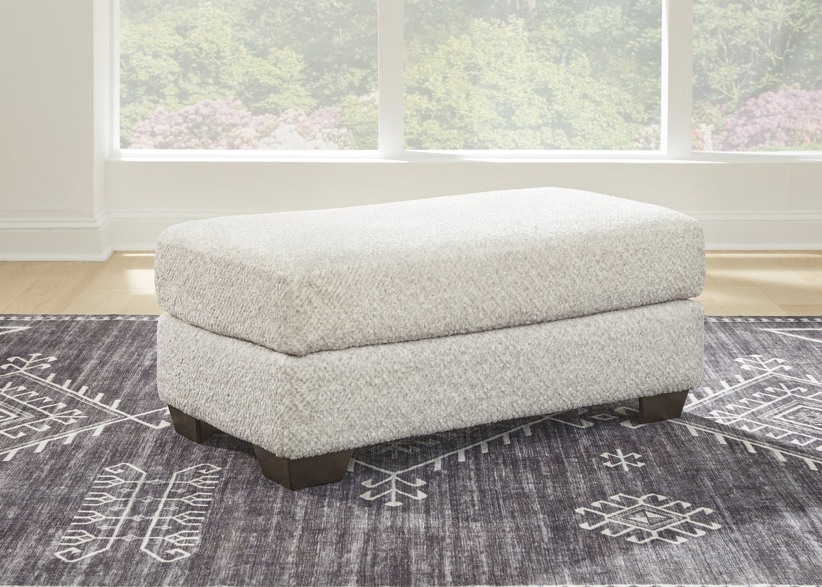 Hoover Furniture Outlet - Ashley Furniture - Brebryan Ottoman - Ottoman / Flannel - 3440114