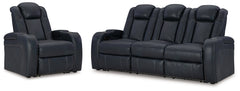 Fyne-Dyme Power Reclining Sofa and Power Recliner