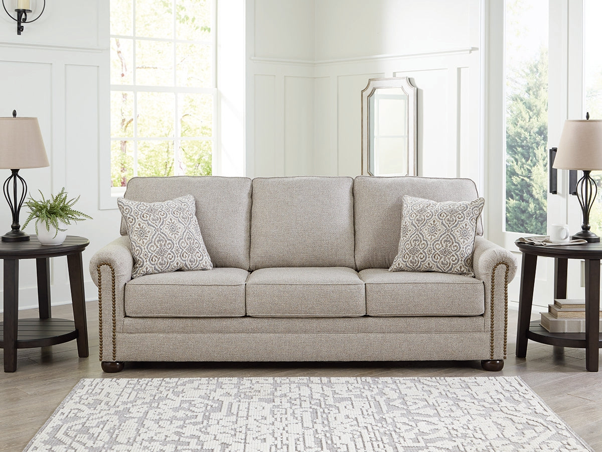 Hoover Furniture Outlet - Ashley Furniture - Gaelon Sofa - Sofa / Dune - 3730738