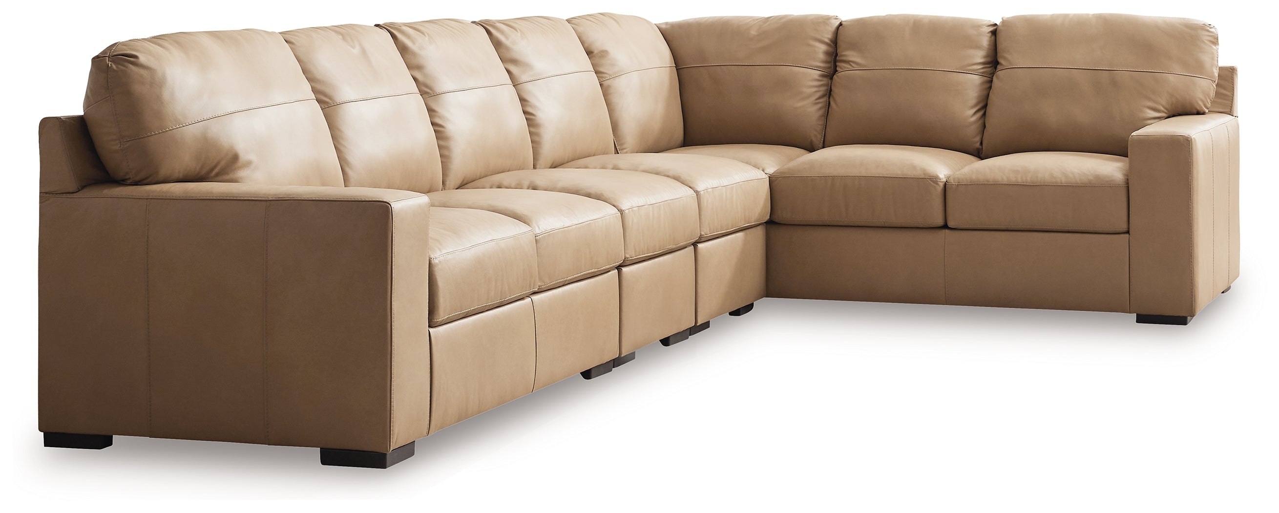 Hoover Furniture Outlet - Ashley Furniture - Bandon 4-Piece Sectional - RAF 4-Piece Sectional / Toffee - 38006S6