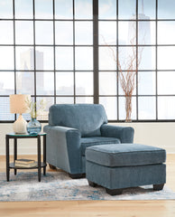 Hoover Furniture Outlet - Ashley Furniture - Cashton Chair and Ottoman - Chair and Ottoman - 40605U2