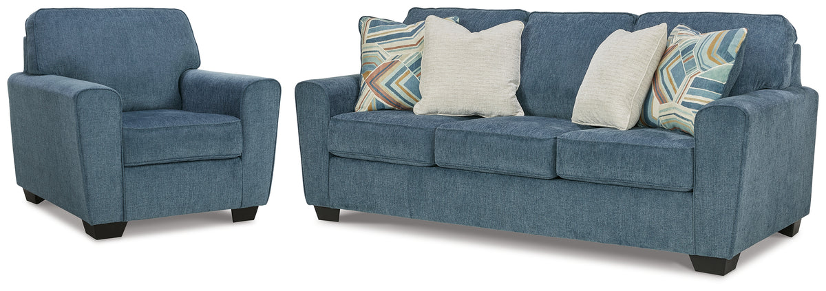 Hoover Furniture Outlet - Ashley Furniture - Cashton Queen Sofa Sleeper and Chair - Queen Sofa Sleeper and Chair - 40605U7