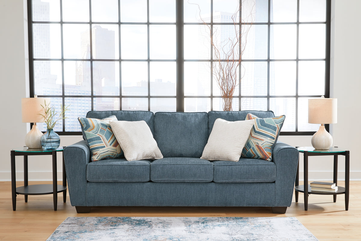 Hoover Furniture Outlet - Ashley Furniture - Cashton Sofa - Sofa / Blue - 4060538