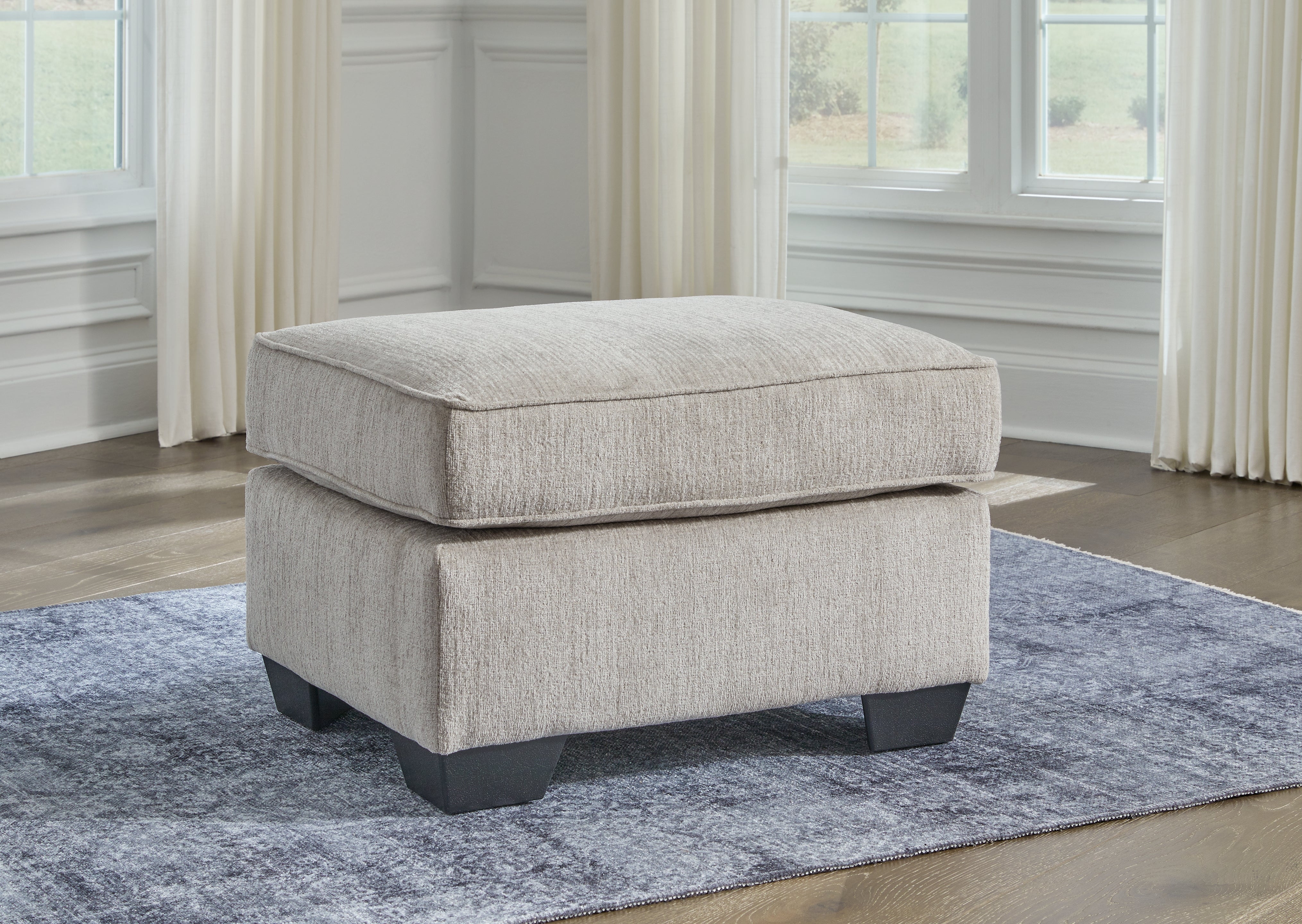 Hoover Furniture Outlet - Ashley Furniture - Cashton Ottoman - Ottoman / Ice - 4060614