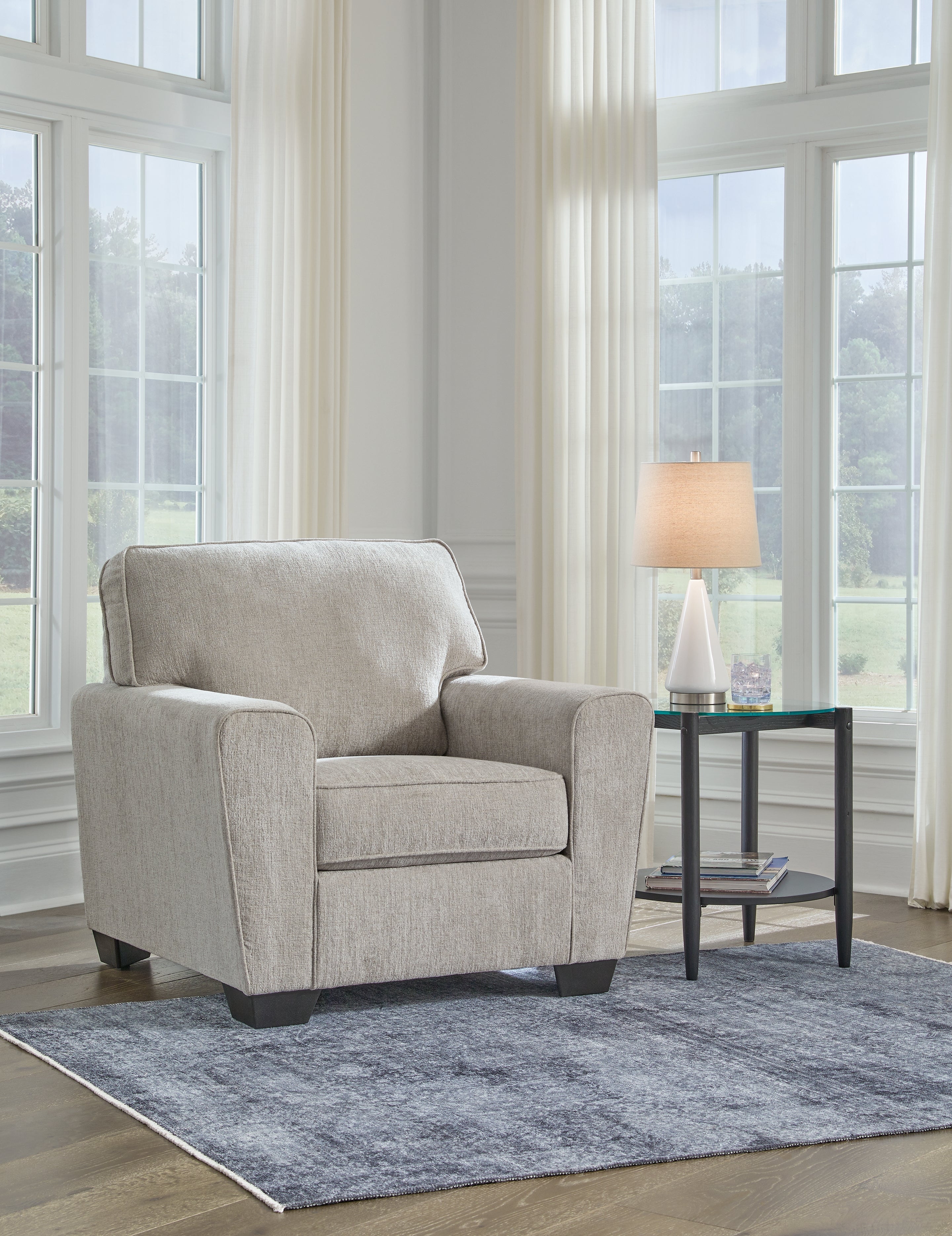 Hoover Furniture Outlet - Ashley Furniture - Cashton Chair - Chair / Ice - 4060620