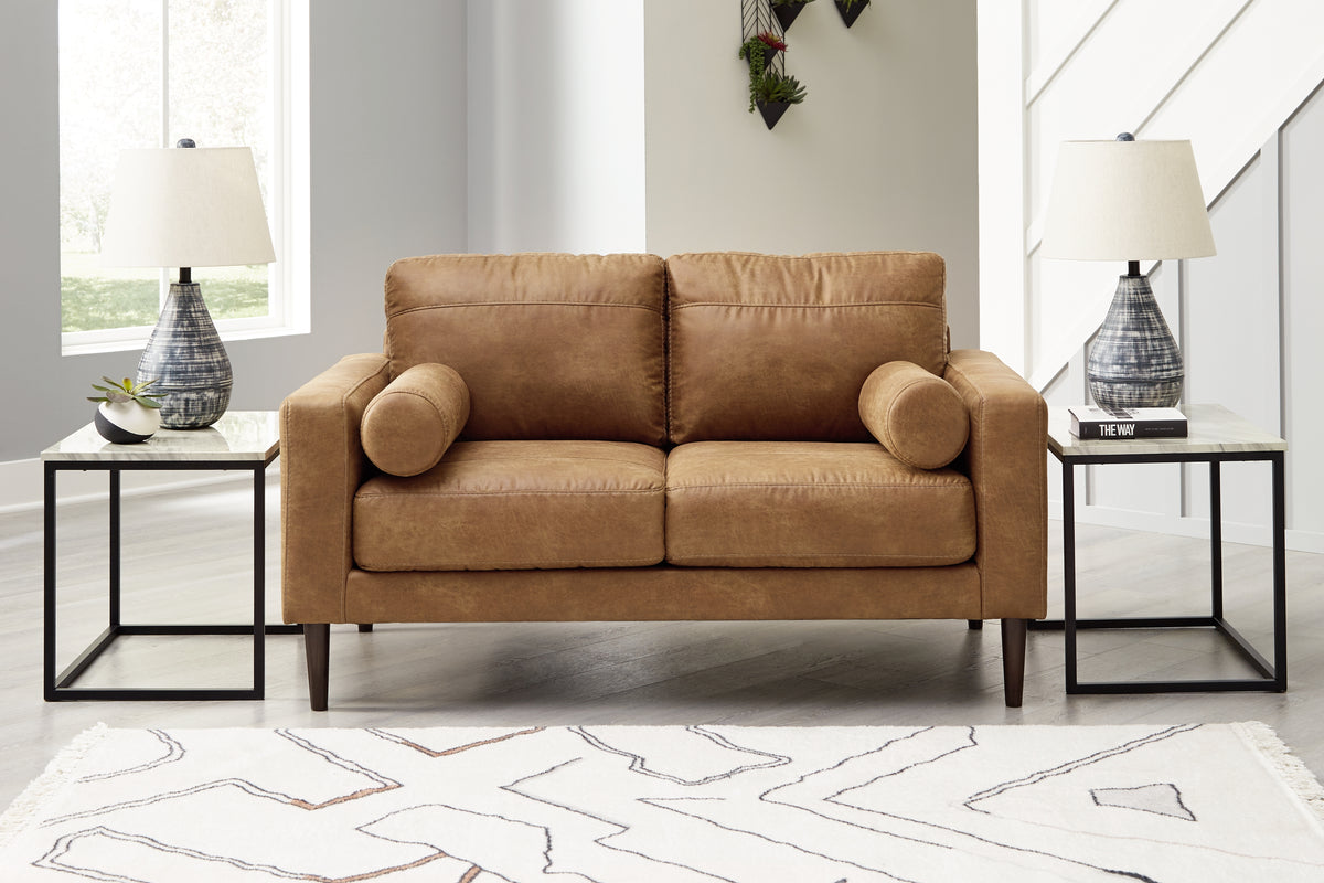 Hoover Furniture Outlet - Ashley Furniture - Telora Loveseat - Loveseat - 4100235