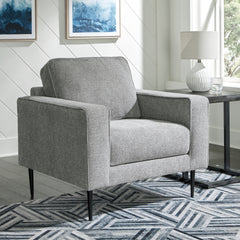 Hoover Furniture Outlet - Ashley Furniture - Hazela Chair - Chair / Charcoal - 4110220