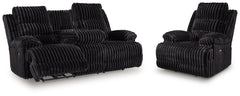 Hoover Furniture Outlet - Ashley Furniture - Rhine Falls Power Reclining Sofa and Power Recliner - Power Reclining Sofa and Power Recliner - PC42805U2