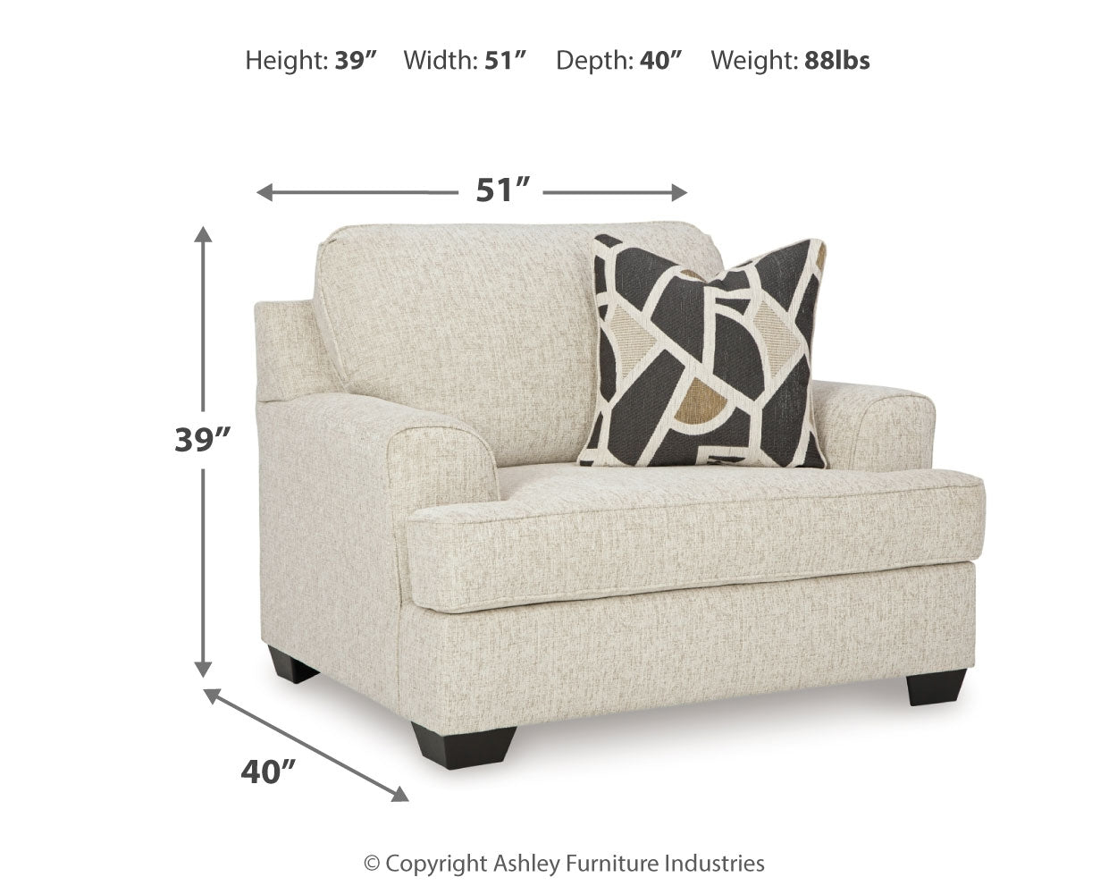 Heartcort Oversized Chair
