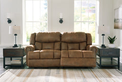 Hoover Furniture Outlet - Ashley Furniture - Boothbay Reclining Sofa - 2 Seat Reclining Sofa / Auburn - 4470481