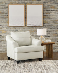 Hoover Furniture Outlet - Ashley Furniture - Genoa Oversized Chair - Chair and a Half / Coconut - 4770423