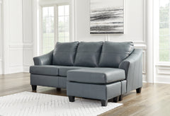 Hoover Furniture Outlet - Ashley Furniture - Genoa Sofa Chaise - Sofa Chaise / Steel - 4770518