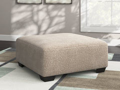 Hoover Furniture Outlet - Ashley Furniture - Newellen Oversized Accent Ottoman - Oversized Accent Ottoman / Hemp - 4840408