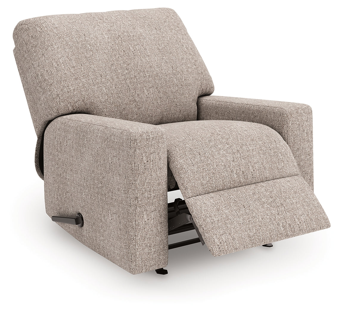 Hoover Furniture Outlet - Ashley Furniture - Newellen Recliner - Rocker Recliner / Hemp - 4840425
