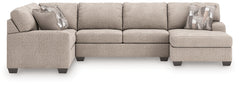 Hoover Furniture Outlet - Ashley Furniture - Newellen 3-Piece Sleeper Sectional with Chaise - LAF 3-Piece Sleeper Sectional with Chaise - 48404S6