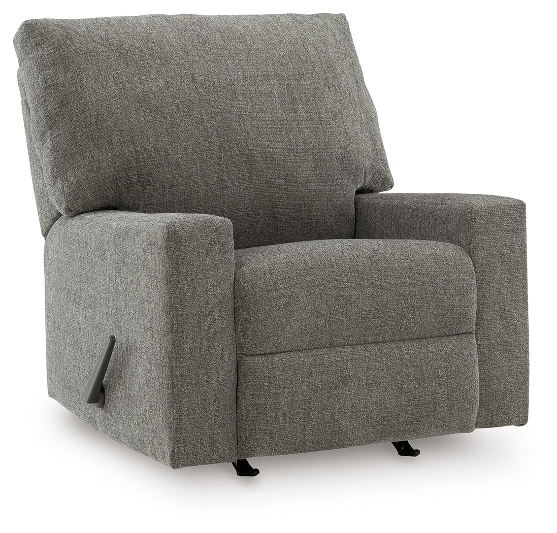 Hoover Furniture Outlet - Ashley Furniture - Clarington Recliner - Rocker Recliner / Greystone - PC4840525