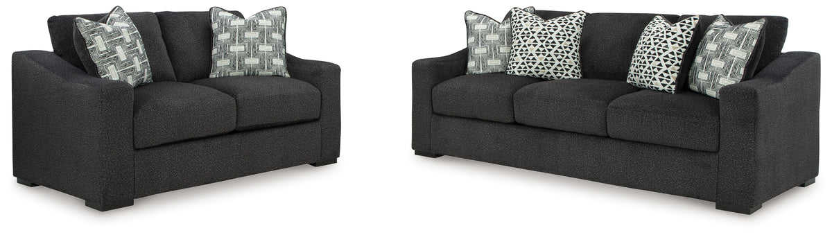 Hoover Furniture Outlet - Ashley Furniture - Wryenlynn Sofa and Loveseat - Sofa and Loveseat - 49405U1