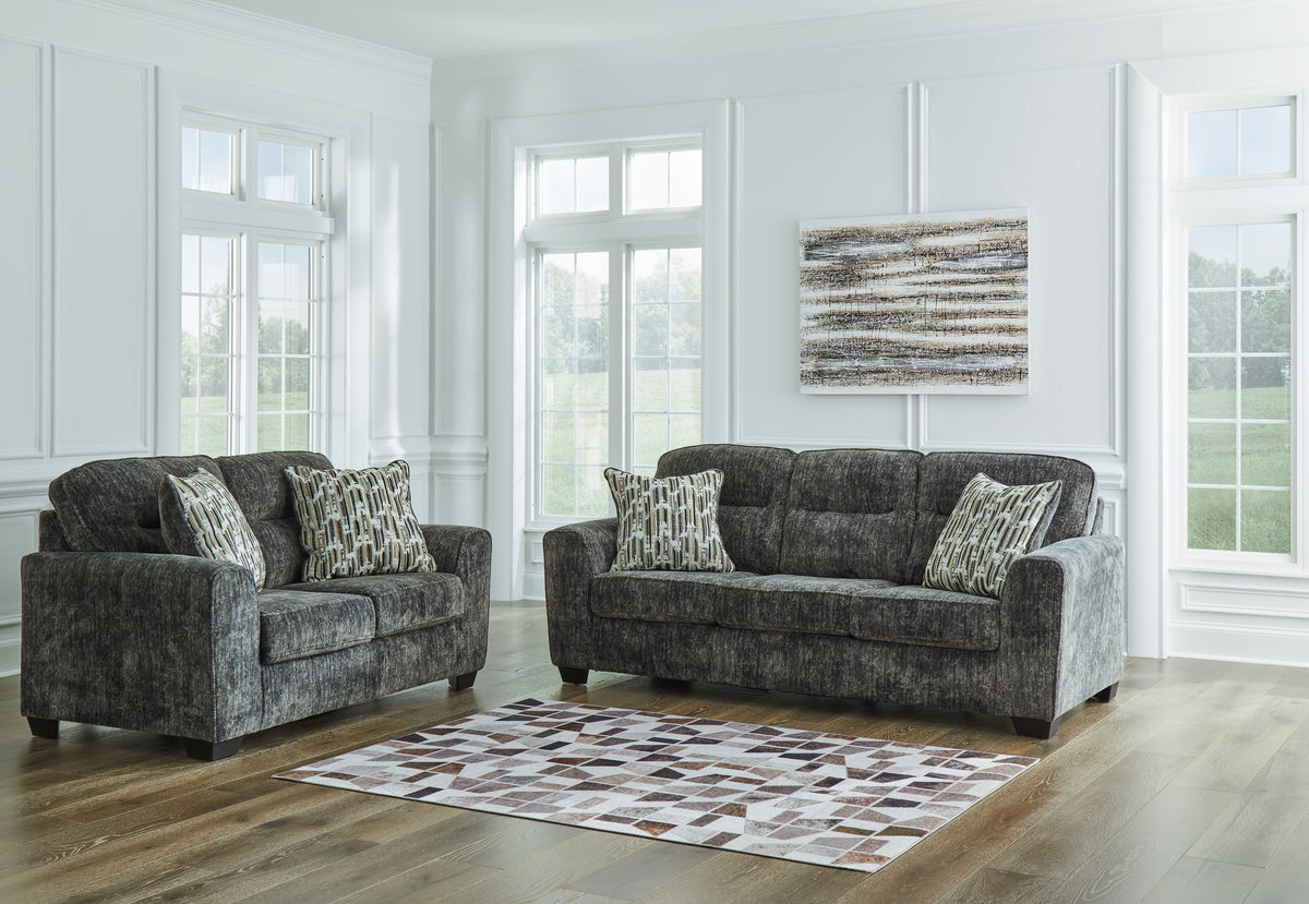 Hoover Furniture Outlet - Ashley Furniture - Lonoke Sofa and Loveseat - Sofa and Loveseat - 50504U1