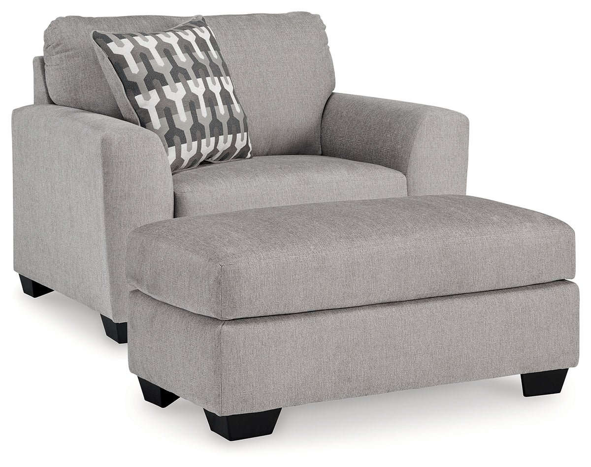 Hoover Furniture Outlet - Ashley Furniture - Avenal Park Oversized Chair and Ottoman - Oversized Chair and Ottoman - 50805U1
