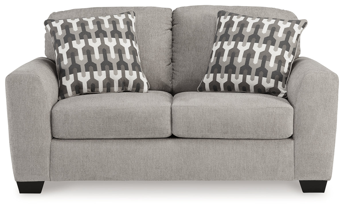 Hoover Furniture Outlet - Ashley Furniture - Avenal Park Sofa and 2 Loveseats - Sofa and 2 Loveseats / Flannel - 50805U4