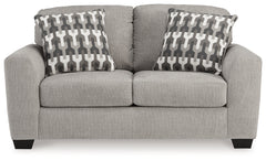 Hoover Furniture Outlet - Ashley Furniture - Avenal Park Sofa and 2 Loveseats - Sofa and 2 Loveseats / Flannel - 50805U4