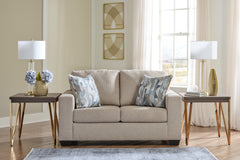 Hoover Furniture Outlet - Ashley Furniture - Deltona Loveseat - Loveseat / Parchment - 5120435