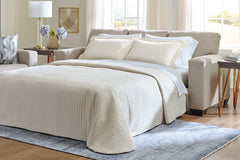 Hoover Furniture Outlet - Ashley Furniture - Deltona Queen Sofa Sleeper - Queen Sofa Sleeper / Parchment - 5120439