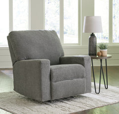 Hoover Furniture Outlet - Ashley Furniture - Deltona Recliner - Rocker Recliner / Graphite - 5120525