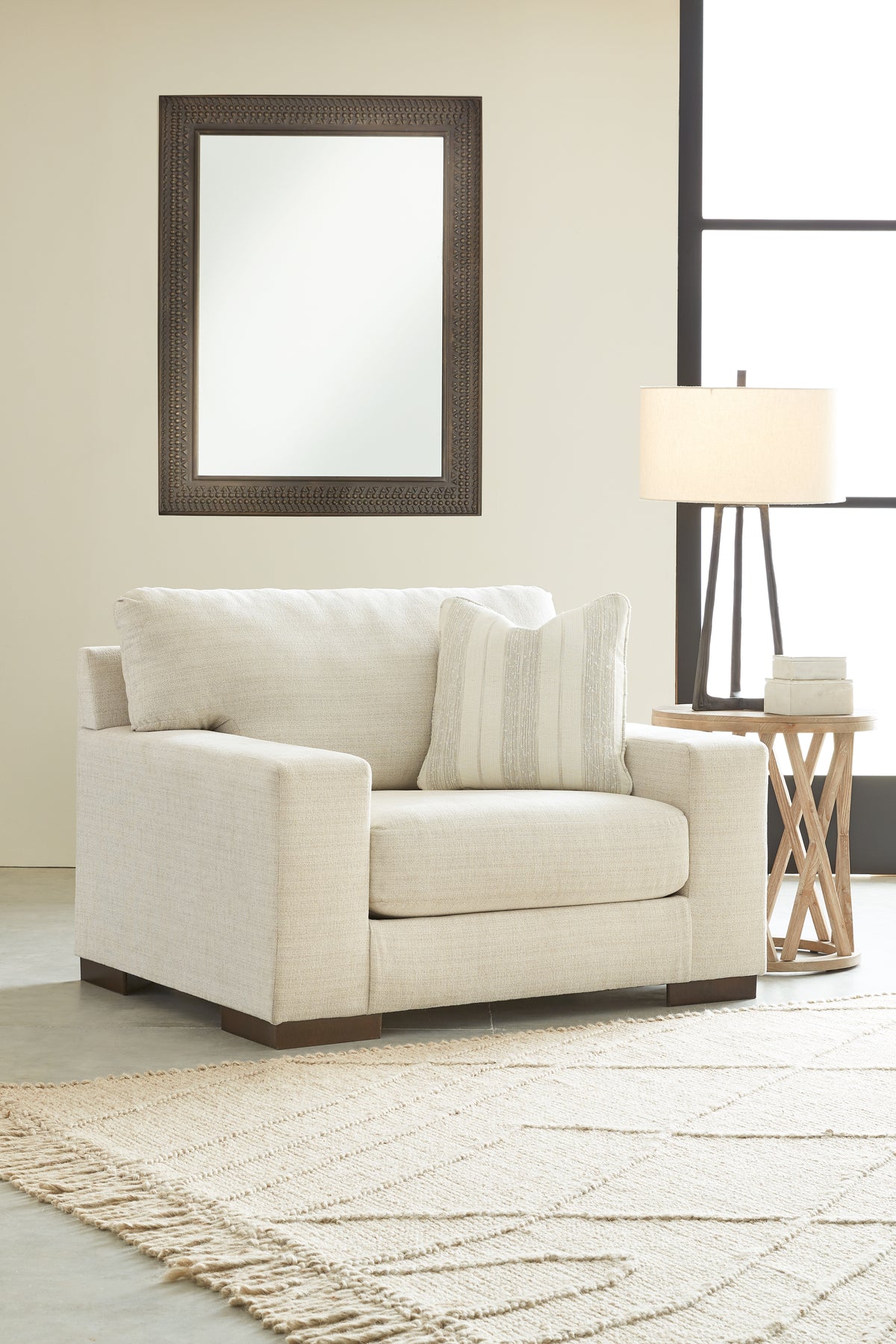 Hoover Furniture Outlet - Ashley Furniture - Maggie Oversized Chair - Chair and a Half / Birch - 5200323
