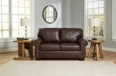 Hoover Furniture Outlet - Ashley Furniture - Colleton Loveseat - Loveseat / Dark Brown - 5210735